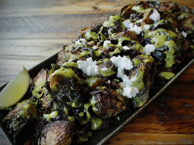 Crispy Brussels Sprouts.