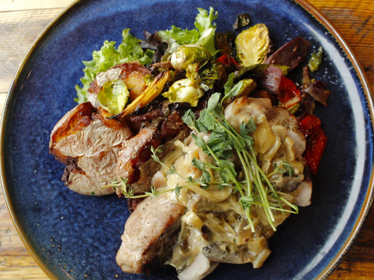 Grilled Boneless Pork Chop.