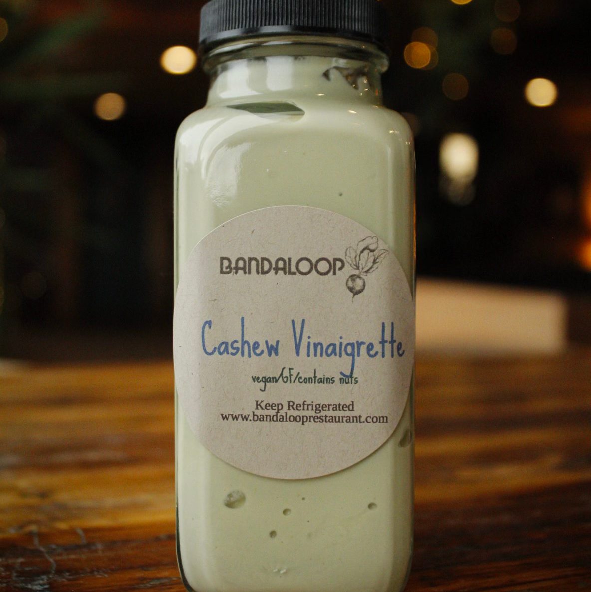 Cashew Vinaigrette.