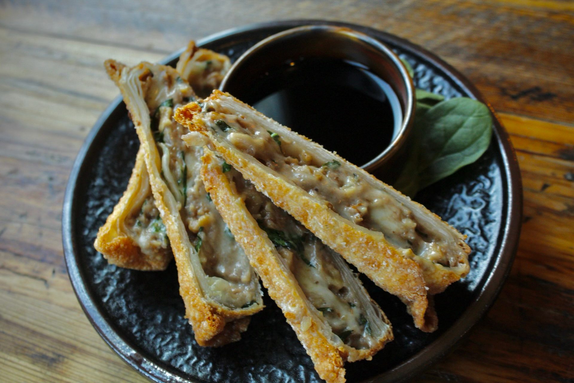 Bandaloop Egg Rolls.